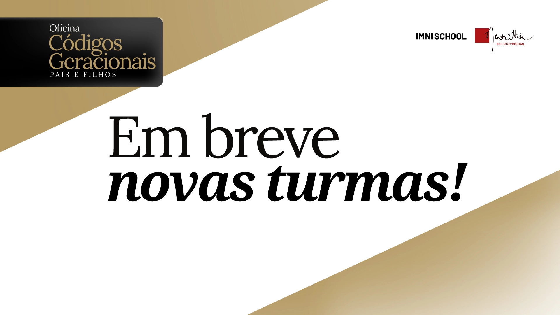 Arte da Oficina Códigos Geracionais